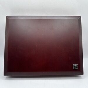 Wusthof Wooden Box Case Storage Organizer for Knives or Utensils Cherry Finish